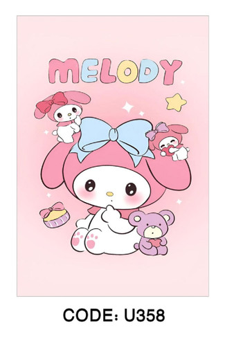 فرشینه کودک طرح ملودی Melody | کد U358 | فرشینه کودک