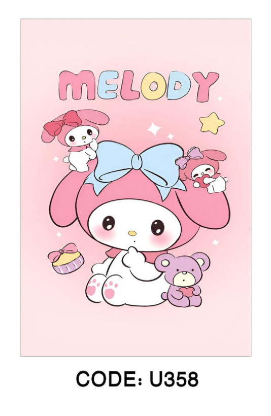 فرشینه کودک طرح ملودی Melody | کد U358 | فرشینه کودک