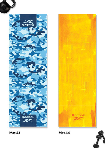 مت ورزشی ریباک Reebok مدل Mat 43 و Mat 44 | زیرانداز ورزشی یوگا و بدنسازی