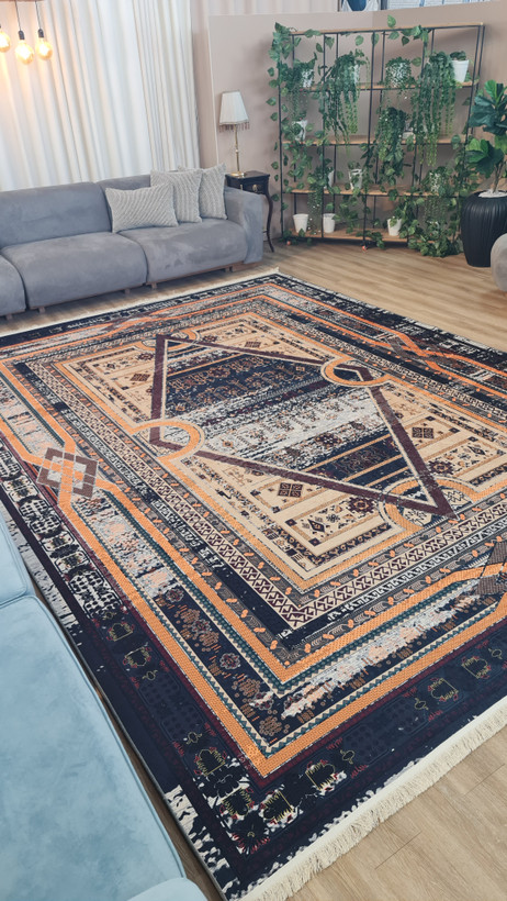 فرشینه دکوراتیو طرح ابریشم L584